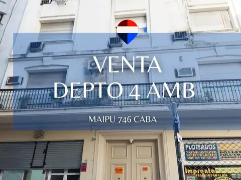 DEPTO 7MO PISO 4 AMB CON DEPENDENDENCIA MONSERRAT