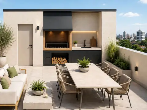 VENTA DEPTO 2 AMB. CON BALCÓN , TERRAZA Y PARRILLA