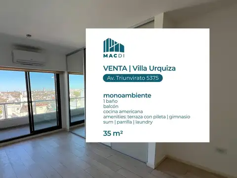 Excelente Dpto. en Venta con full amenities.