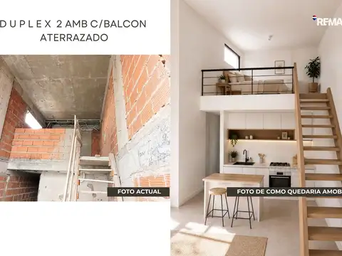 Departamento 2 ambientes con 1 baño