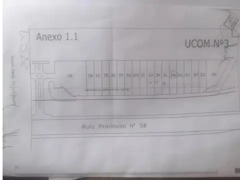 lote 1800 m2 sobre ruta 58 al 15000 San Vicente, corredor Canning