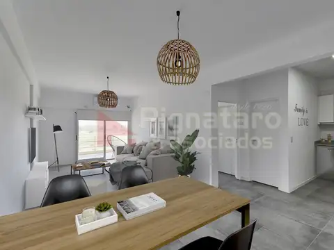 Amplio 2 amb, parrilla, cochera y losa radiante