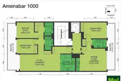 Emprendimiento en Belgrano de  1 y 2 Dormitorios