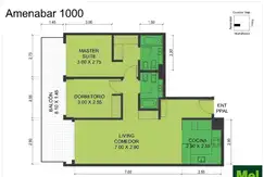 Amenabar 1085 de  1 y 2 Dormitorios