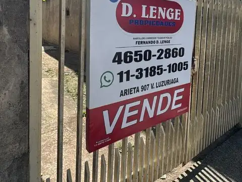 CASA A TERMINAR SOBRE LOTE PROPIO DE 10 X 37.90