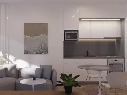 Departamento Monoambiente con 1 baño