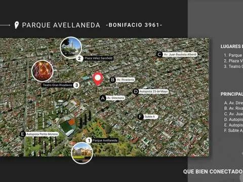 Departamento en Venta de 3 ambientes