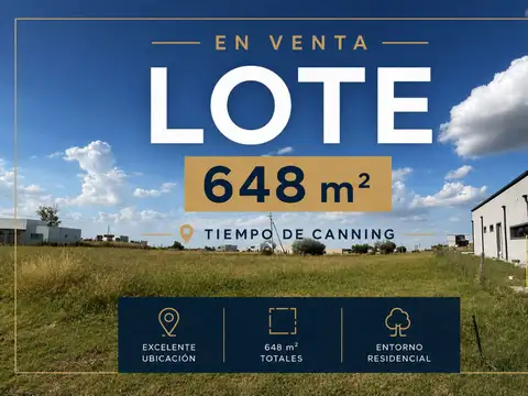 Terreno en Venta en Canning, Partido de Presidente Perón