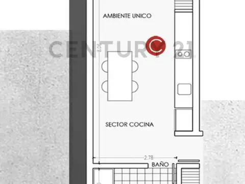 Departamento en Venta de Monoambiente