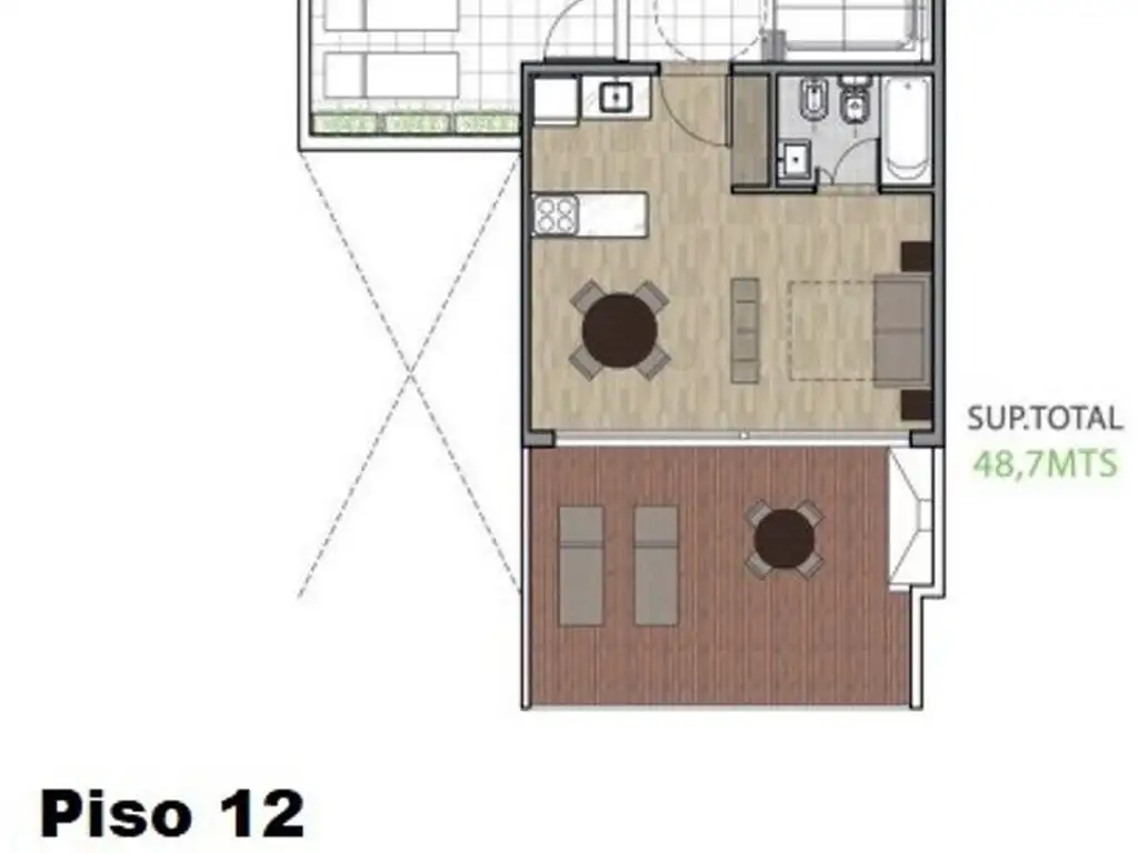 Migueletes 1080 de 37 Unidades en Belgrano