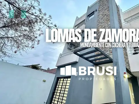 DEPARTAMENTO EN VENTA EN LOMAS DE ZAMORA - MONOAMBIENTE - COCHERA - TERRAZA - FINANCIACION