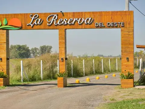 VENTA LOTE EN RESERVA DEL OESTE