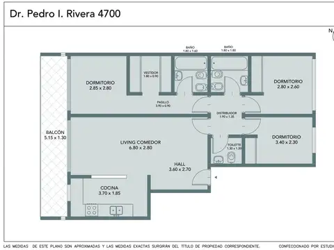 Departamento en Venta con 1 cocheras