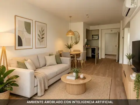 DEPARTAMENTO 2 AMBIENTES . FRENTE . BALCÓN Y AMENITIES