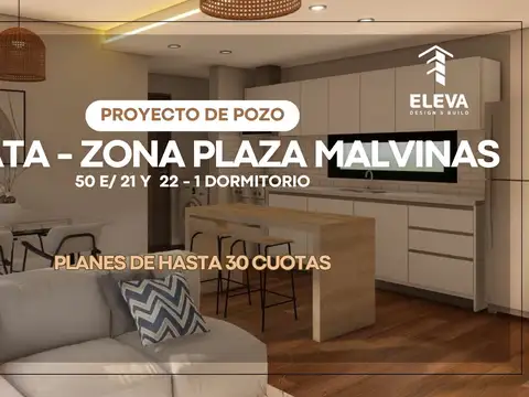 Departamento en POZO en venta en La Plata