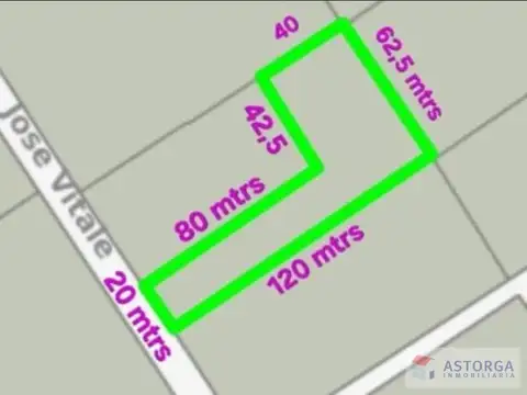 IDEAL INVERSION  LOTE APTO VARIOS USOS (Vivienda Multifamiliar, logistica, comercios, etc.)