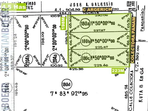 Terreno en Venta de 45000,0 m2