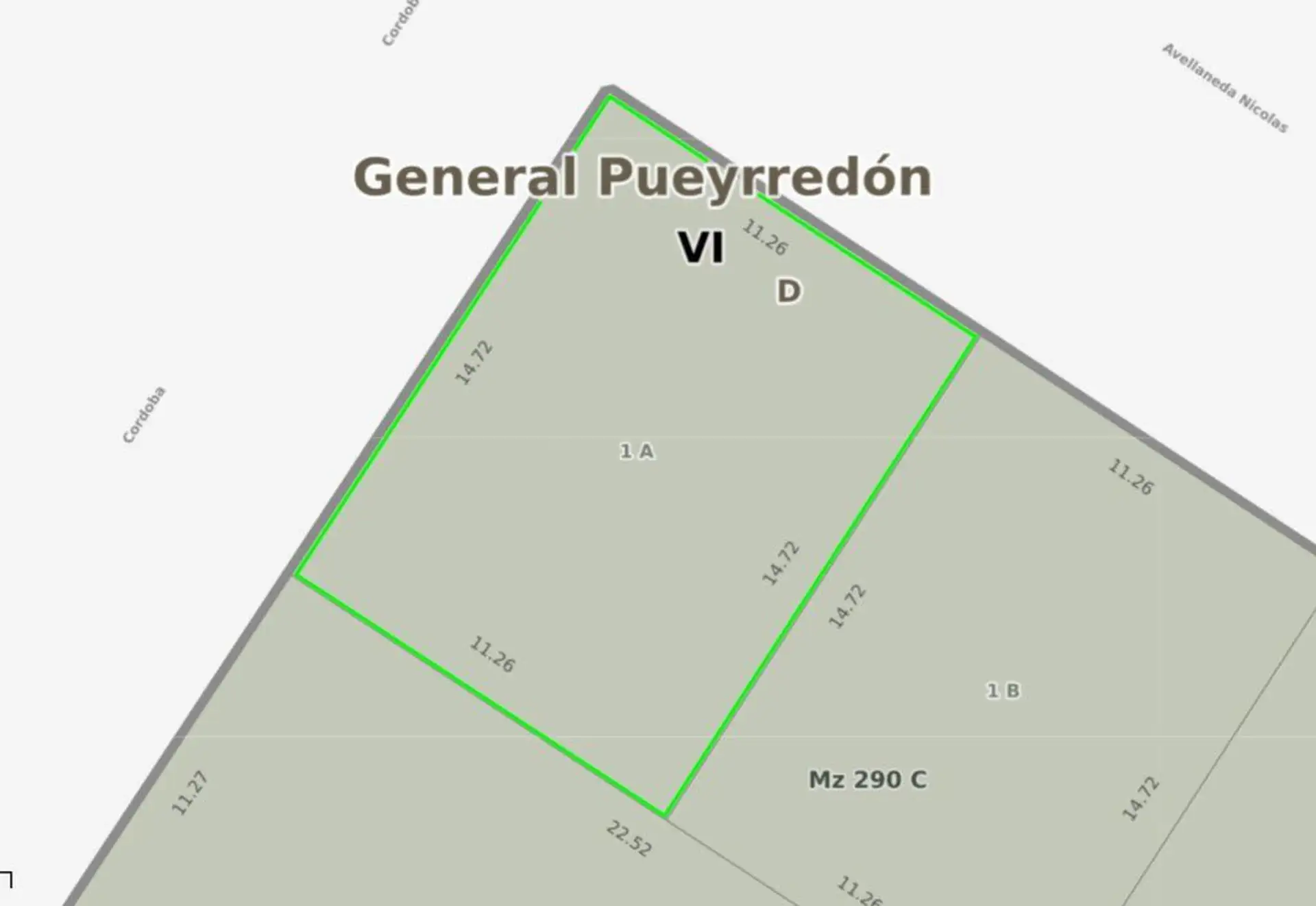 Terreno en venta en esquina de 165 m² zona comercial - Chauvín