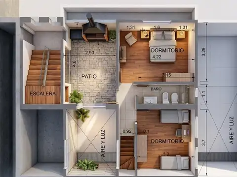 Departamento en Venta de 2 dormitorios