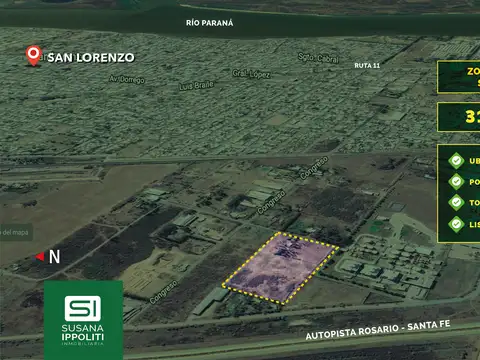 Terreno en Venta en San Lorenzo, USD 590.000