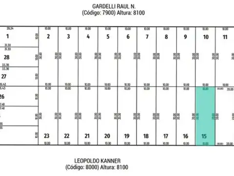 Terreno en Venta de 300,0 m2