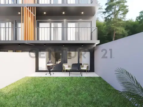 Departamento monoambiente con balcon al frente