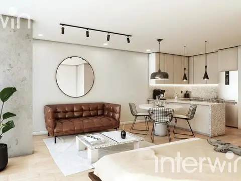 Departamento 2 ambientes con 1 baño