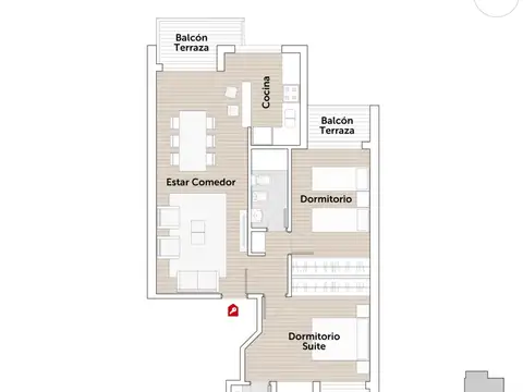 Departamento en Venta en Rosario, USD 79.000