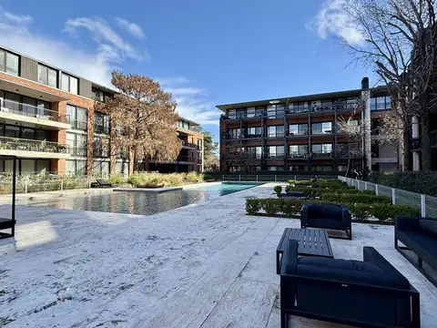 Departamento en alquiler de 3 ambientes en Casa Living con balcon y cochera doble