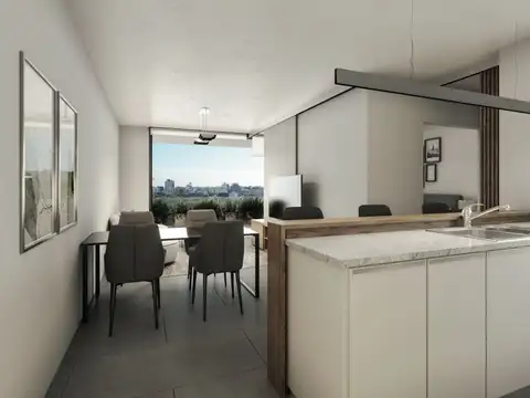 Departamento 2 ambientes con 1 baño