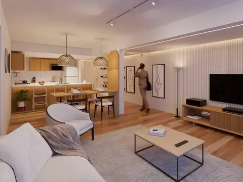 Departamento 4 ambientes con 2 baños