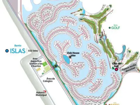 Terreno en Venta 38  mts Fondo