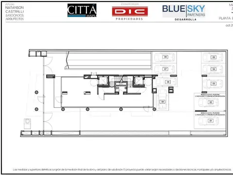 Av.  Maipu 3800 cochera 06 planta baja descubierta entre Diaz Velez y Debenedetti