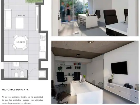 Departamento en Venta con 1 cocheras