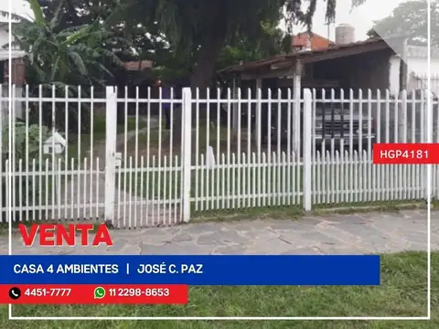 Casa - Venta - Argentina, José C Paz - Oliden 1600