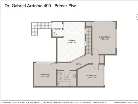 Depto Tipo Casa 5 ambientes con 2 baños