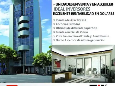 Oficina de 54 mts -  Av. Colon al 3400