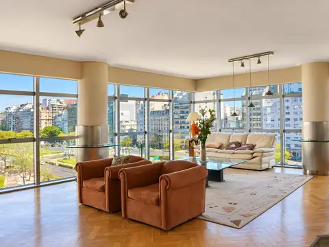 Departamento semipiso 4 ambientes alquiler recoleta 2 cocheras balcón dependencia