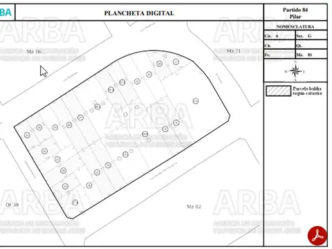 Terreno en Venta de 307,0 m2