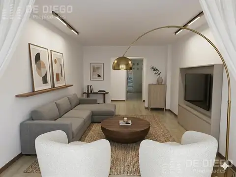 Departamento 3 ambientes con 1 baño
