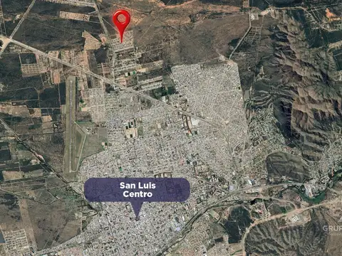 Sobre Ruta 146, camino a La Punta.