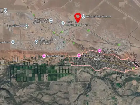 Terreno con excelente ubicación en Parque Industrial Añelo, Neuquén 