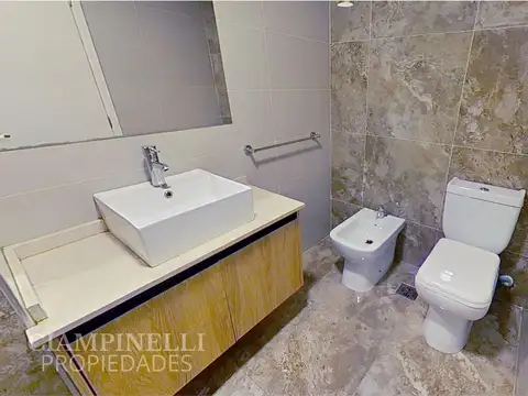Departamento 3 ambientes con 1 baño