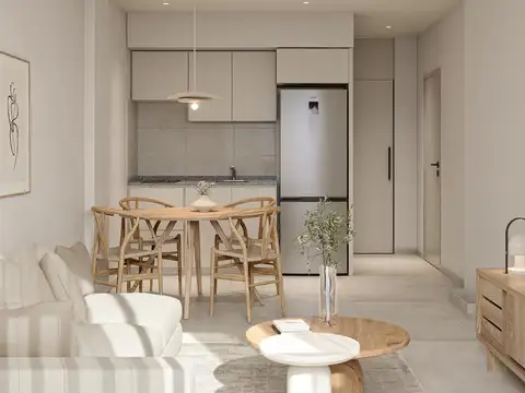 Departamento Monoambiente con 1 baño