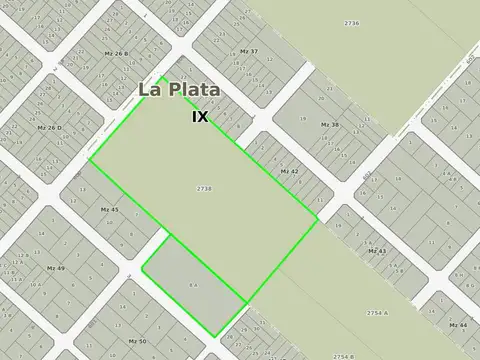 Terreno en Venta 250  mts Fondo