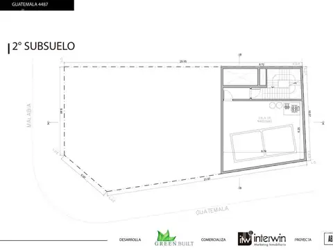 Departamento 3 ambientes con 2 baños