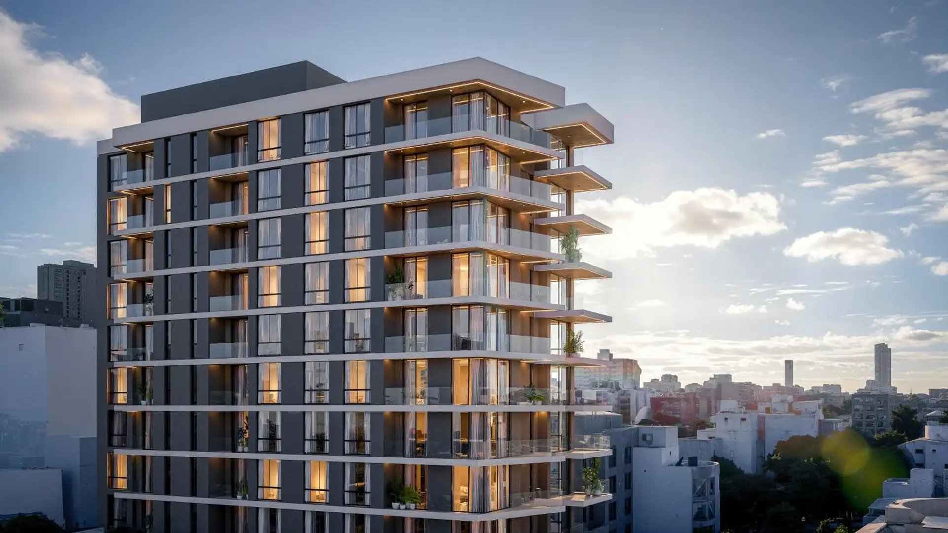Depto 2 amb, 57m² con cochera y amenities — Guemes