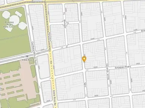 Terreno. Constitución, Solis 1872. Frente 7,90, fondo 27,85.