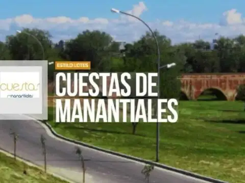 Venta terreno en cuestas de manantiales