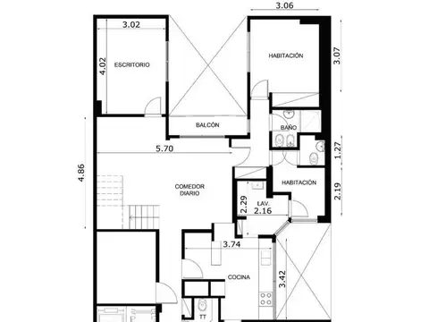 Departamento en Venta de 5 dormitorios